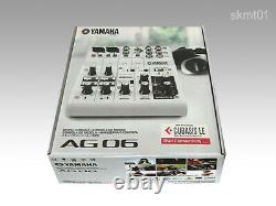 YAMAHA AG06 6-Channel Web Casting Mixer 2 Channel USB Audio Interface JAPAN DHL