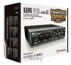 Yamaha Steinberg UR22 MKII 2-Channel Compatible USB Audio Interface 2x2 USB 2.0