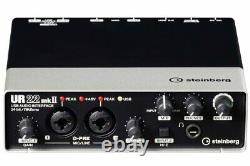 Yamaha Steinberg UR22 MKII 2-Channel Compatible USB Audio Interface 2x2 USB 2.0