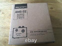 Zoom AMS-22 USB-C Audio Interface 2 in/2 out