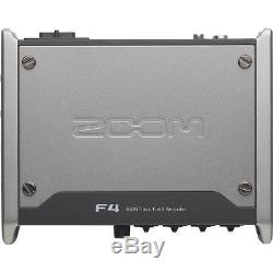 Zoom F4 Multitrack Field Recorder with Timecode 6 Inputs / 8 Tracks