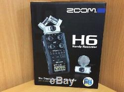 Zoom H6 Portable Audio Handheld Recorder Usb Audio Interface Brand New Sealed