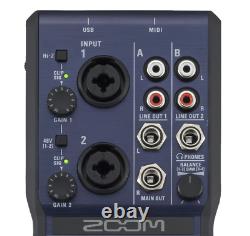 Zoom Handy Audio Interface U-44 Black USB Interface NEW free express delivery