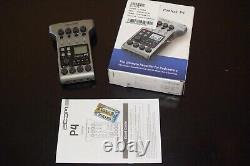 Zoom Podtrak P4 Portable Audio Recorder & USB Audio Interface, boxed. Podcasting