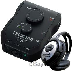 Zoom U22 USB Audio-Interface + keepdrum Kopfhörer