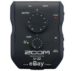 Zoom U22 USB Audio-Interface + keepdrum Kopfhörer